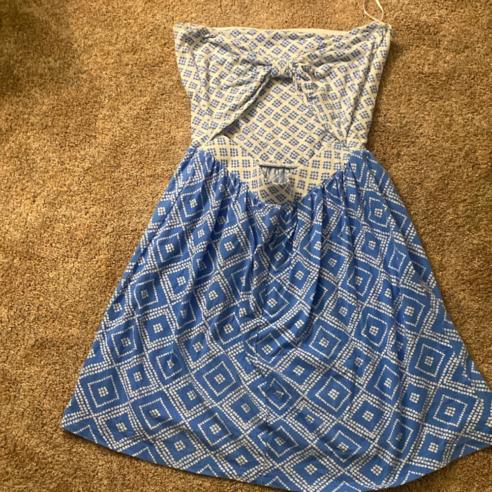 Strapless cutout dress